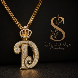 Dinoo Custom Letters Pendant Iced Out Buss <b>Down</b> Hip Hop 925 Sterling Silver Sparkling Effect Moissanite Pendant - Product Image 1