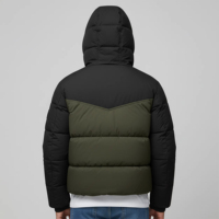 Blouson d'hiver matelassé en toile personnalisé pour hommes, qualité supérieure, imperméable, coupe-vent et respirant, collection 2026 – Vente en gros