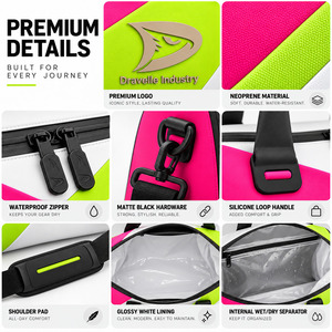 Proveedor de Bolsas Deportivas Impermeables Personalizadas, Bolsa de Viaje de Neopreno sin Costuras con Unión Térmica para Marcas - Product Image 6
