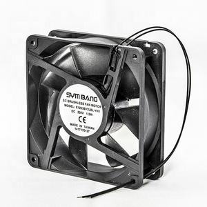 Ventilateur axial à moteur EC à usage industriel, lames en plastique, E12038-YH1, 120x120x38mm, 110V/220V - Product Image 3