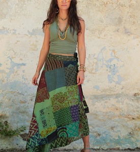 Été Boho Vêtements De Mode Jupes de Soie Pour Les Femmes - Product Image 1