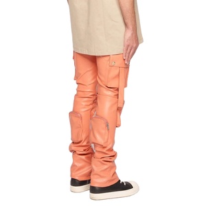 กางเกงหนังสเวตเตอร์ผู้ชายทรงตรงโค้งแบบปรับแต่งได้ - Product Image 2