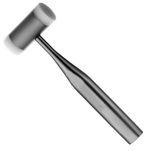 ค้อนตอกกระดูก Mead Mallet ขนาด 20 ซม. พร้อมหัวพลาสติก 2 ด้าน ค้อนผ่าตัดคุณภาพสูง สำหรับปลูกถ่ายกระดูก ศัลยกรรมกระดูกแข็ง เครื่องมือแพทย์ - Product Image 1
