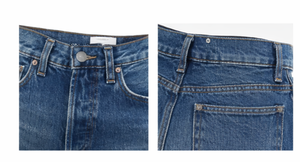 Jeans en denim délavé pour femmes, coupe slim, avec logo brodé personnalisé, les plus vendus, pour la mode féminine, vente en gros - Product Image 3