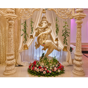ของตกแต่งงานแต่งงาน รูปปั้นพระพิฆเนศ FRP โดย DST EXPORTS รูปปั้นพระพิฆเนศ พระพุทธรูปพระพิฆเนศ พระสัตว์ช้าง เทพเจ้าแห่งฮินดู ราคาโรงงาน - Product Image 1