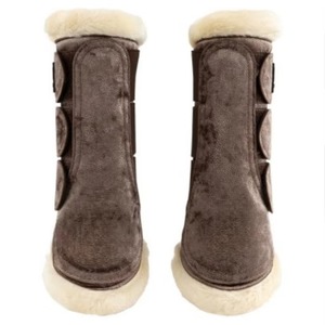 Bottes pour chevaux personnalisées, professionnelles, durables, légères, en cuir enduit de coton, imperméables, respirantes, avec logo personnalisé - Product Image 5