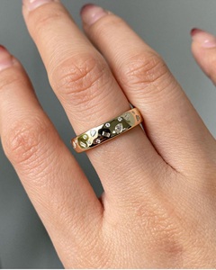 Yellow Gold 5MM Starbright Baguette Cut Prong Setting Moissanite <b>925</b> Sterling <b>Silver</b> Minimalist Wedding Anniversary <b>Ring</b> - Product Image 3