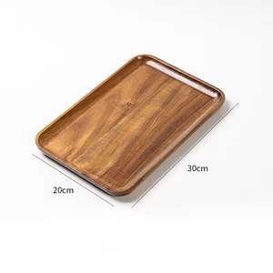 Bandeja de desayuno hecha a mano de madera de acacia con patas resistentes para servir cómodamente en la cama y para una experiencia culinaria en el hogar. - Product Image 6
