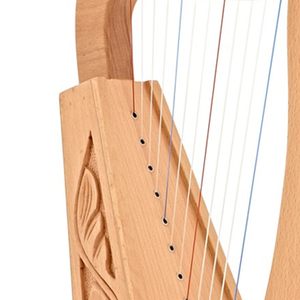 Arpa Irlandesa de Madera Maciza para Interpretación de Música Folclórica, Programas Educativos, Actividades Culturales y Uso Profesional - Product Image 6