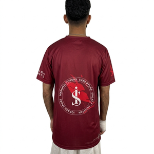 T-shirt de sport pour homme 2026 100% polyester, personnalisable avec impression intégrale, sublimation sur mesure - Product Image 2
