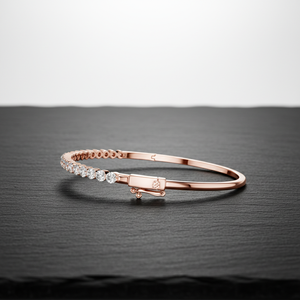 Pulsera de Diamantes Clásica de Plata Zyorio Jewels, Plata de Ley 925, Chapada en Plata, Joyería Fina de Lujo, Regalo para Mujer - Product Image 3