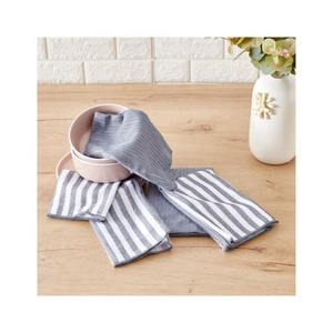 Serviettes de cuisine brodées en coton tissé gaufré de golf fabriqué en Inde 45x65cm 200 GSM OEKO TEX certifié doux absorbant utilisation quotidienne - Product Image 1