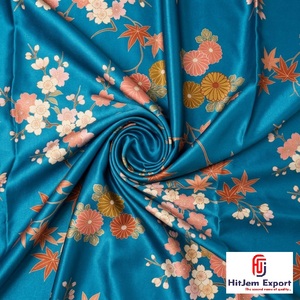 Premium Printed Japan Satin Fabric Custom Manufacturer OEM ODM Apparel Bridal Home Textile Wholesale Export Factory - Product Image 4