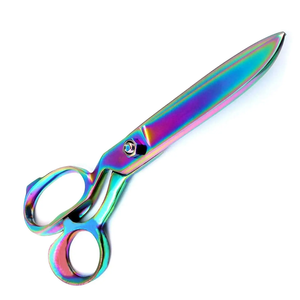 Rainbow Professional 10 Inch Heavy Duty <b>Sewing</b> Fabric <b>Scissors</b> Industrial Sharp Steel Shears with Smooth Edge for Leather - Product Image 6