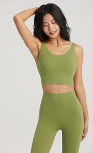 Ensemble de yoga sans couture de haute qualité pour femmes, 2 pièces, vêtements de sport pour la gym - Product Image 4