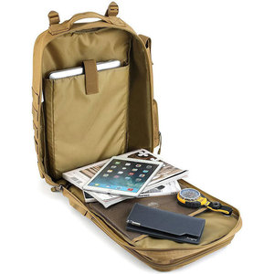 Sac à dos tactique de chasse Perfectionists 15 pouces en nylon imperméable avec cadre interne et fermeture éclair unisexe pour l'extérieur 77L camouflage - Product Image 1