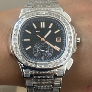 Reloj de Diamantes VVS de Alta Calidad, Nuevo, con Diamantes Cultivados en Laboratorio, Joyería de Moda, Reloj con Incrustaciones de Diamantes - Product Image 2