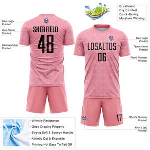 Custom <b>Flame</b> Design Soccer Jersey Uniform Short Sleeve Sublimation Print Breathable 100% Polyester Unisex Adult Teamwear 140g - Product Image 2