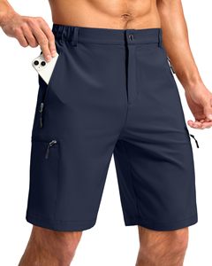 Nuevos Pantalones Cortos Casuales para Hombre, Cintura Media, Multibolsillos, Cordón Ajustable, Logotipo Frontal, Lona, Secado Rápido, Transpirables, para Deportes al Aire Libre - Product Image 2