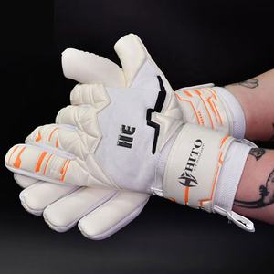 Guantes de Portero Profesionales de Nuevo Diseño, Impresión de Silicona en la Parte Posterior de la Mano y Contacto de Letax en la Palma Delantera, Correa Adjunta, Logotipo Personalizado - Product Image 3