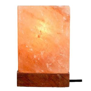 Lámpara de Sal del Himalaya Rosa Tallada en Forma de Cubo, Estilo Amor, Ecológica, Decoración - Sian Enterprises - Product Image 1