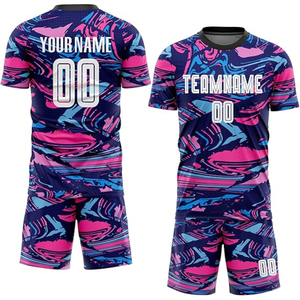 ชุดยูนิฟอร์มแบบซับลิเมชั่นพร้อมชุดกีฬาขายส่ง เสื้อฟุตบอลแบบกำหนดเองสำหรับผู้ชาย ชุดเสื้อฟุตบอล ชุดยูนิฟอร์มแบบซับลิเมชั่น - Product Image 1
