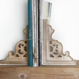 Sujetalibros de madera de diseño moderno Sujetalibros funcionales ornamentales decorativos de grado de calidad Compre de un fabricante indio - Product Image 5