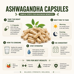Cápsulas de Ashwagandha de Marca Privada 500mg, Suplemento Premium de Extracto de Raíz de Ashwagandha para Alivio del Estrés, Energía y Apoyo a la Resistencia - Product Image 4