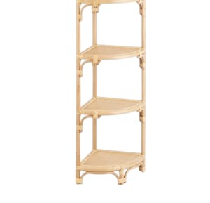 Creative Design Rattan Shelving <b>Corner</b> Room <b>Storage</b> Organizer Durable Hand Crafted Wicker Plant Stand Home Decorative <b>Unit</b> - Product Image 3