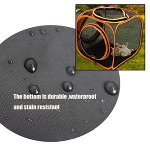 Nouveau design de parc Pop Up pour petits animaux avec tunnel intérieur extérieur <span class=keywords><strong>cage</strong></span> pour animaux de compagnie tente avec sac de transport chat <span class=keywords><strong>Hamster</strong></span> lapin parc pour animaux de compagnie - Product Image 3