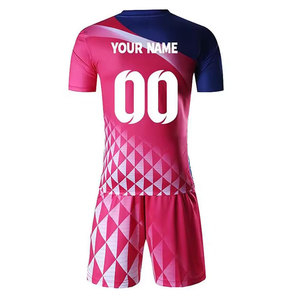 Lightweight Breathable Short Sleeve Team Soccer Uniform <b>Set</b> for Adult Sizes Custom Sublimated Soccer Kits for unisex - Product Image 3