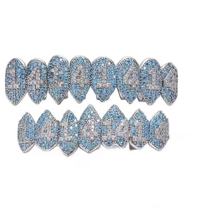 Grillz de Moissanita Personalizados en Plata de Ley 925, Joyería Dental Premium para Hombres y Mujeres, Estilo Urbano - Product Image 3