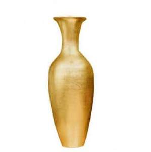 Jarrón de Flores Hecho a Mano de Aluminio con Acabado Dorado - Jarrón de Mesa Duradero, Ecológico y Ligero para Decoración del Hogar, Bodas, Pascua - Product Image 4