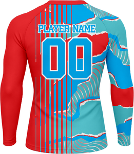 Nouveau design 2025 – Rashguard homme uni à manches longues pour le fitness - Product Image 3