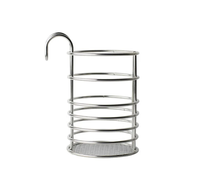 Support de rangement/bac à cuillères en fil d'acier fait main, réglable, pour la cuisine, vente en gros