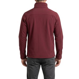 Vestes Softshell pour Hommes Wine Burgundy Fashion, Tissu Doux, Isolées, Automne, Extérieur, Fabrication de Qualité - Product Image 2