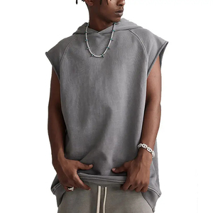 เสื้อกล้ามออกกำลังกายเพาะกายสำหรับฤดูร้อน ผู้ชาย สีตามสั่ง ผลิตจากโพลีเอสเตอร์/คอตตอน เป็นมิตรกับสิ่งแวดล้อม แห้งเร็ว ระบายอากาศได้ดี - Product Image 5