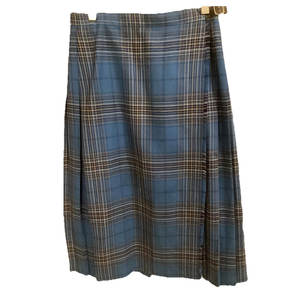 Kilt Escocés Tradicional Clásico 2026, Plisado, Azul Truro Tartan, 100% Lana, Cierre con Hebilla, Falda para Mujer - Product Image 1