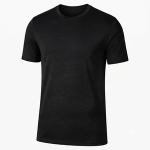 เสื้อยืดคอกลมแขนสั้นผ้าฝ้ายวินเทจสีพื้น รองรับการปรับแต่งลวดลายได้หลากหลาย - Product Image 2