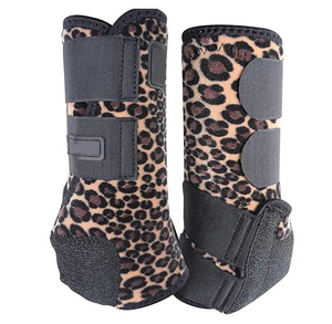 Lightweight Horse Mesh Tendon Boots Protective Leg Wraps with Breathable Fabric for <b>Equestrian</b> Riding and Outdoor Exercise - Product Image 2