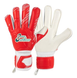 Gants de gardien de but de haute qualité avec logo personnalisé, paume antidérapante et matériau en cuir économique pour toutes les tailles - Product Image 2