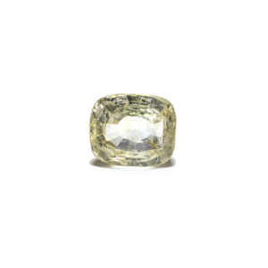 Loose 6.9 Carat Oval Cut Yellow Sapphire Gemstone for Fine Jewelry - Product Image 1