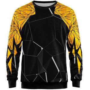 Camiseta de sublimación 100% algodón fácil de lavar, para hombre, manga larga, corte holgado, estampada. - Product Image 1