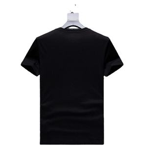 Nouvelle qualité Premium 100% coton été t-shirt strass conception 250Gsm hommes T-Shirts personnaliser Logo chemises - Product Image 2