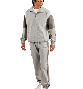 Custom Street wear 2 Piece Joggers Set Reflective Windbreaker Nylon <b>Track</b> Suit Hoodie Sweat Suit <b>Jacket</b> and Sweatpants Set - Product Image 4