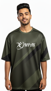 Camiseta Extra Grande para Hombre, Sublimada, Estilo Urbano, Casual, Holgada, para Uso Diario - Product Image 2