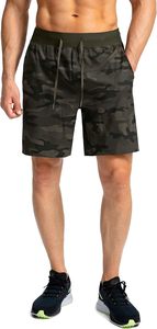 Shorts de course pour hommes avec poches zippées 9"/ 7"/ 5" Séchage rapide Shorts de sport athlétiques pour le basketball et la gym - Product Image 3