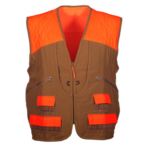 Chaleco de Caza para Exteriores, Transpirable, de Poliéster, Color Naranja Marrón, con Bolsillos Delanteros con Cremallera, Unisex, Talla Adulto, Opcional 2026 - Product Image 1
