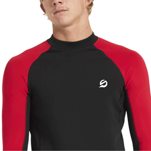 Rashguard à manches longues pour homme avec logo personnalisé par sublimation, design personnalisé, polyester/nylon, séchage rapide, respirant - Product Image 4