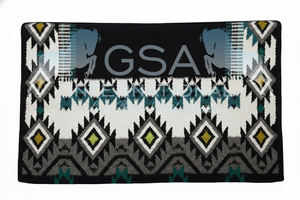 Couvertures de selle western surdimensionnées 34x42, personnalisables, 100% laine de Nouvelle-Zélande, pour l'équitation sportive et les compétitions. - Product Image 2